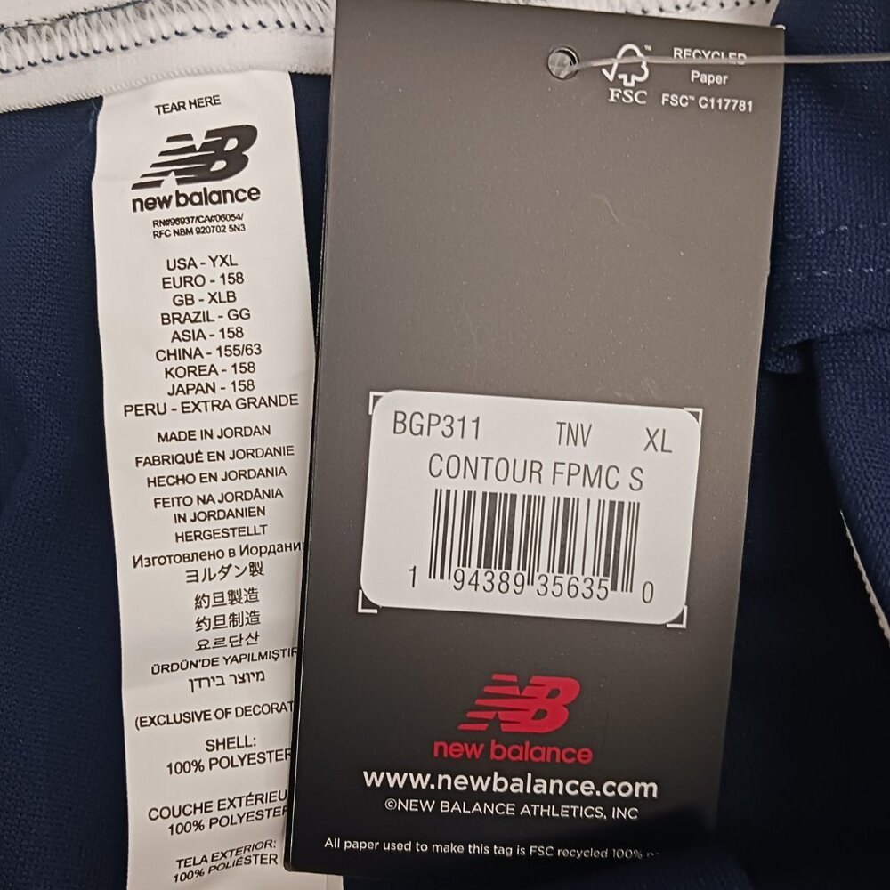 New Balance Youth Fastpitch Softball Mid Calf Pant Size L, XL Blue - NWT - Picture 8 of 8